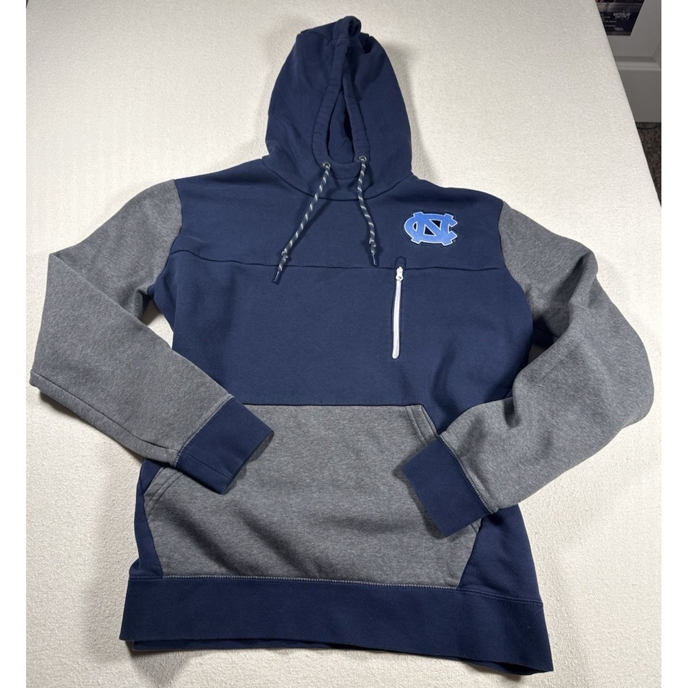 Nike Color Block Fleece Hoody College Navy UNC Style M31983D Size XL - Flaw